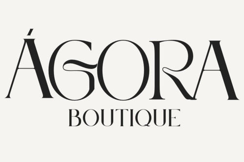 Logo of Ágora Boutique on a white background